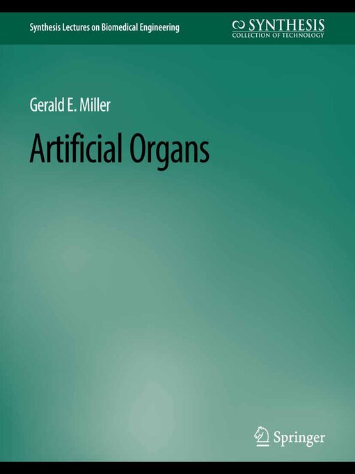 Title details for Artificial Organs by Gerald E. Miller - Available